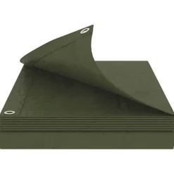 vidaXL Zeil met Oogjes Groen 2 x 3 m 90 gsm PE
