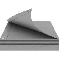 vidaXL Zeil met Oogjes Lichtgrijs 2 x 3 m 180 gsm PE