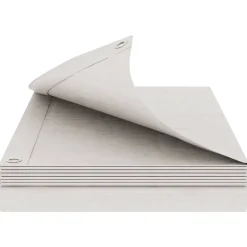 vidaXL Zeil met Oogjes Wit 2 x 3 m 260 gsm PE