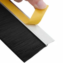 vidaXL Zelfklevende Deurborstels 2 st Zilver 100 cm Aluminium Legering