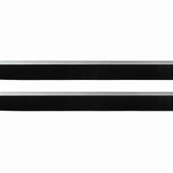 vidaXL Zelfklevende Deurborstels 2 st Zilver 100 cm Aluminium Legering