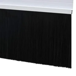 vidaXL Zelfklevende Deurborstels 2 st Wit 100 cm Aluminium Legering