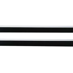 vidaXL Zelfklevende Deurborstels 2 st Wit 100 cm Aluminium Legering