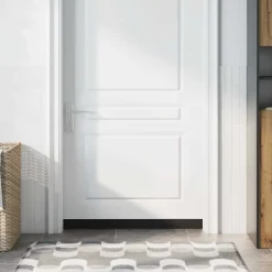 vidaXL Zelfklevende Deurborstels 2 st Wit 100 cm Aluminium Legering