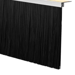 vidaXL Zelfklevende Deurborstels 2 st Wit 100 cm Aluminium Legering