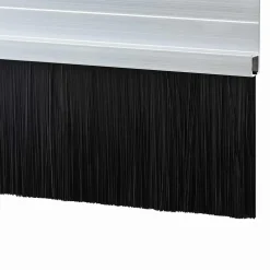 vidaXL Zelfklevende Deurborstels 2 st Zwart 100 cm Aluminium Legering