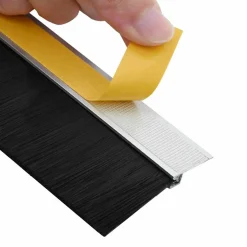 vidaXL Zelfklevende Deurborstels 2 st Zilver 100 cm Aluminium Legering