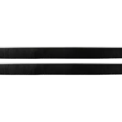 vidaXL Zelfklevende Deurborstels 2 st Zwart 100 cm Aluminium Legering