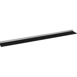 vidaXL Zelfklevende Deurborstels 2 st Zwart 100 cm Aluminium Legering