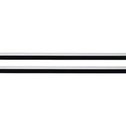vidaXL Zelfklevende Deurborstels 2 st Wit 100 cm Aluminium Legering