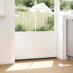 vidaXL Zelfklevende Deurborstels 2 st Wit 100 cm Aluminium Legering
