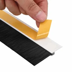 vidaXL Zelfklevende Deurborstels 2 st Wit 100 cm Aluminium Legering