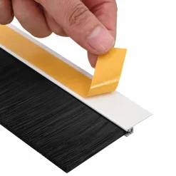 vidaXL Zelfklevende Deurborstels 2 st Wit 100 cm Aluminium Legering