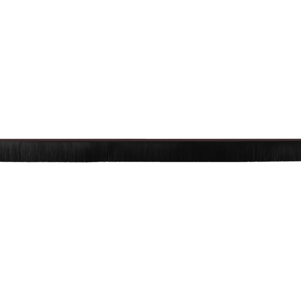 vidaXL Zelfklevende Deurborstels 2 st Bruin 100 cm Aluminium Legering
