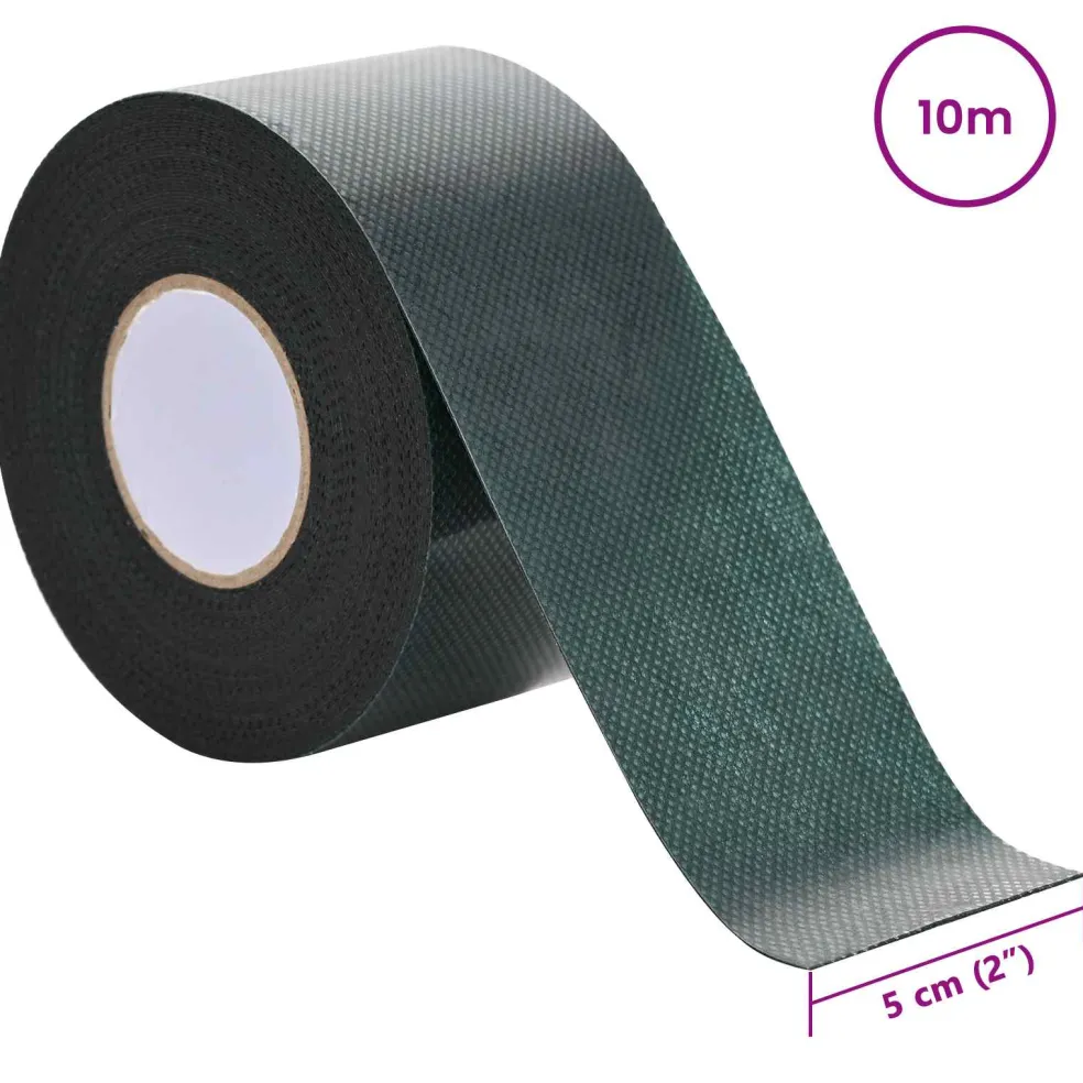 vidaXL Zelfklevende kunstgras tape Groen 5 cm x 10 m Niet-geweven Stof