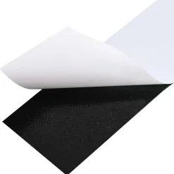 vidaXL Zelfklevende kunstgras tape Zwart 10 x 0,05 cm
