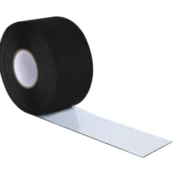 vidaXL Zelfklevende kunstgras tape Zwart 10 x 0,05 cm