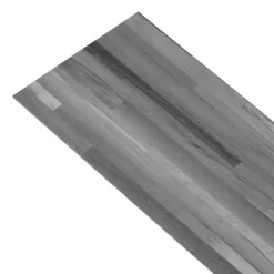 vidaXL Zelfklevende PVC Vloerplanken Gestreept Grijs 30,5 x 61 cm