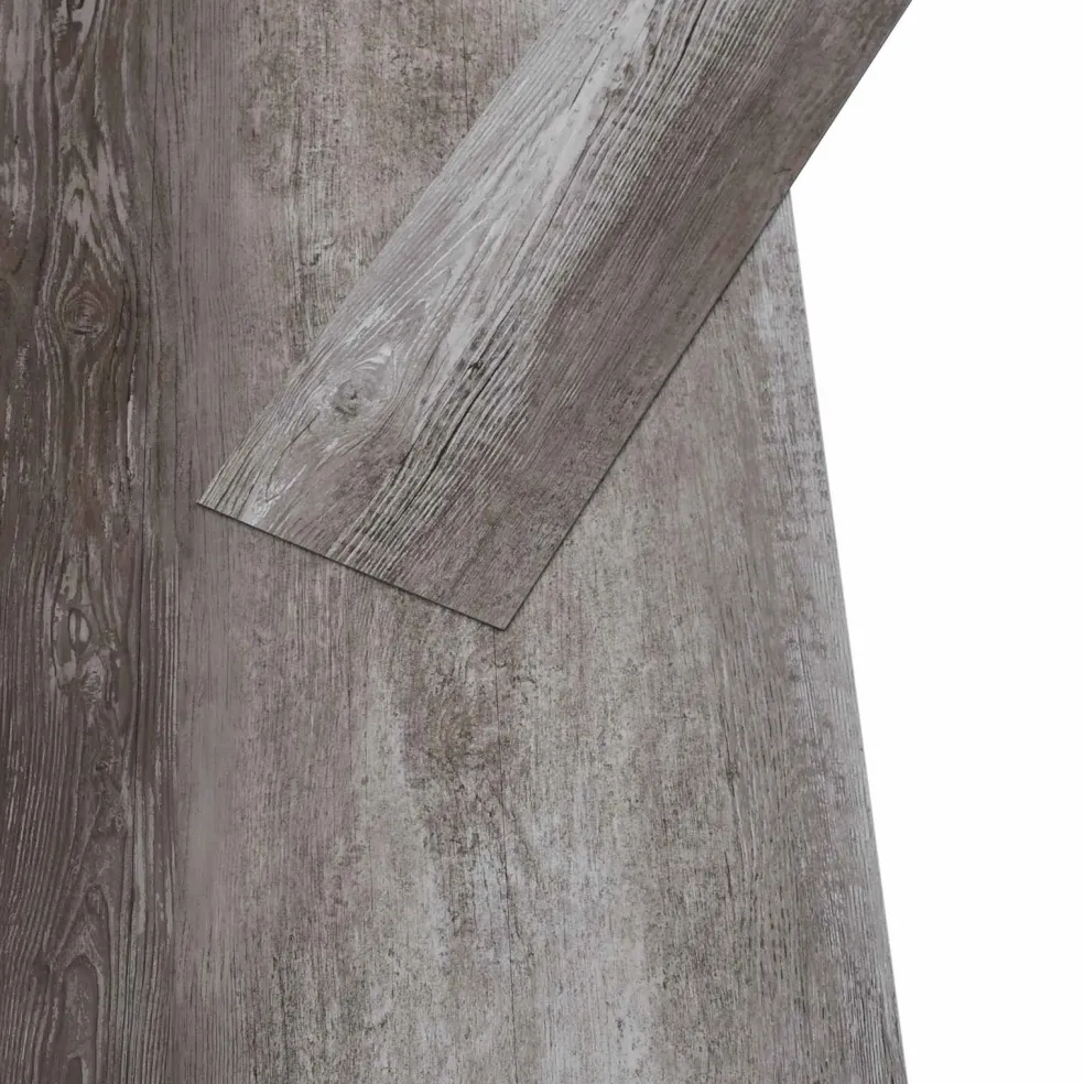 vidaXL Zelfklevende PVC Vloerplanken Gestreept Hout 30,5 x 61 cm 28 st