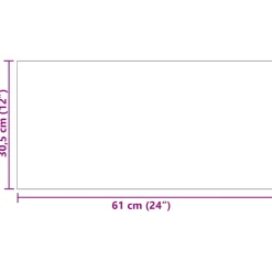 vidaXL Zelfklevende PVC Vloerplanken Mat Houten Bruin 30,5 x 61 cm