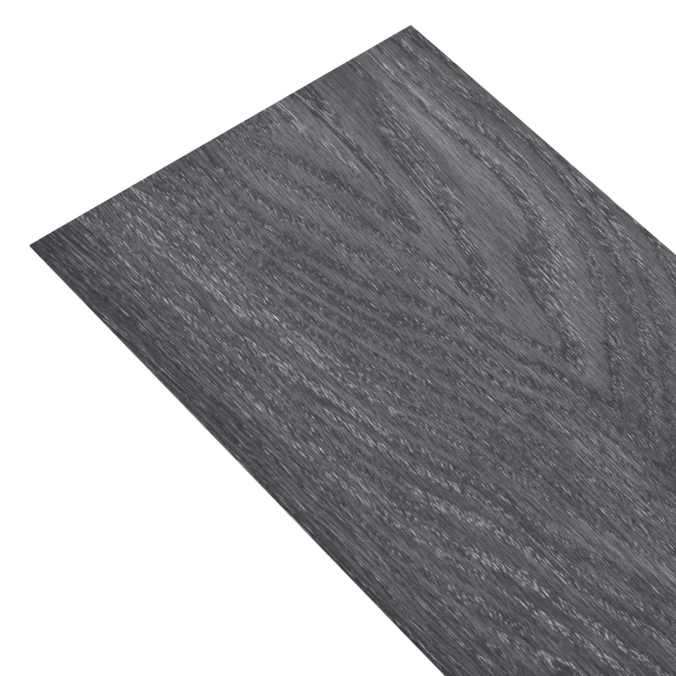 vidaXL Zelfklevende PVC Vloerplanken Zwart en Wit 30,5 x 61 cm 28 st