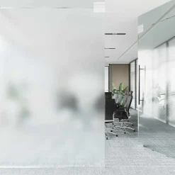 vidaXL Zelfklevende Raamfolie Frosted Grijs 45 x 500 cm PVC