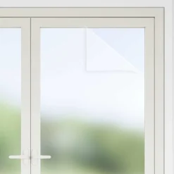vidaXL Zelfklevende Raamfolie Frosted Wit 45 x 1000 cm PVC