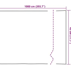 vidaXL Zelfklevende Raamfolie Frosted Wit 45 x 1000 cm PVC