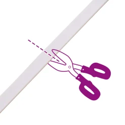vidaXL Zelfklevende schuimtape Wit 10mm x 10m CR Schuim