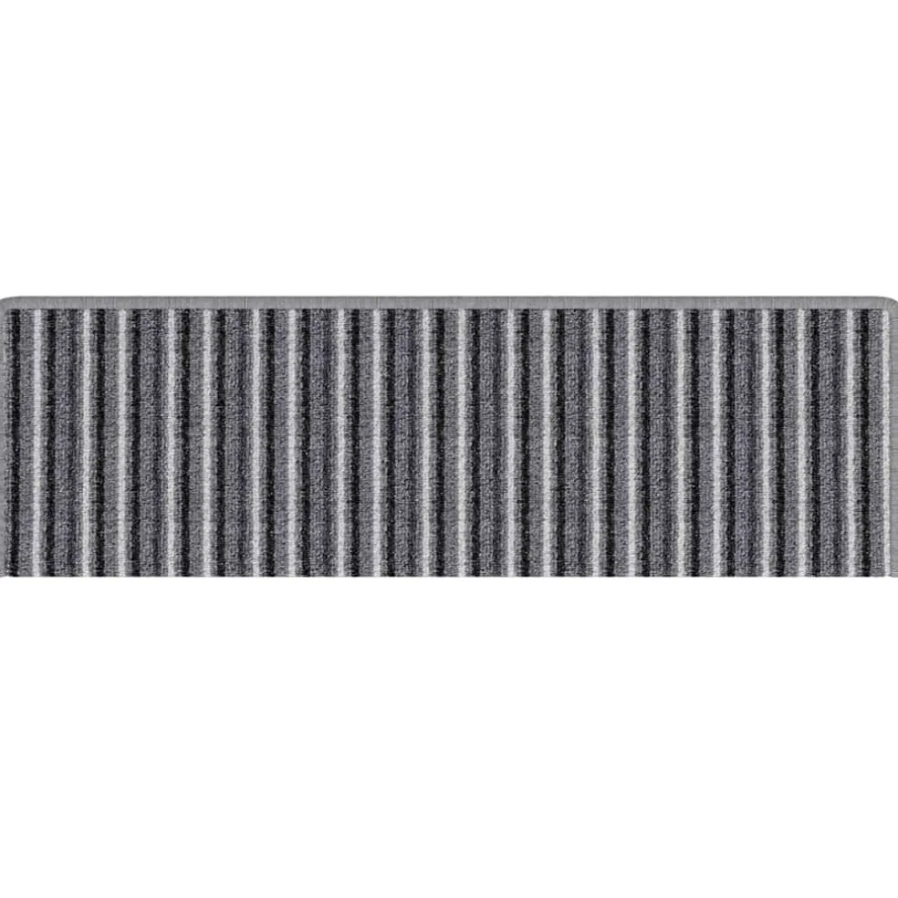 vidaXL Zelfklevende Trapmatten 15 st 65 x 21 x 4 cm Non-Slip Grijs