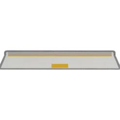 vidaXL Zelfklevende Trapmatten 15 st 65 x 21 x 4 cm Non-Slip Grijs
