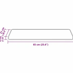 vidaXL Zelfklevende Trapmatten 15 st 65 x 21 x 4 cm Non-Slip Antraciet