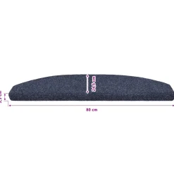 vidaXL Zelfklevende Trapmatten 15 st 80 x 24,5 x 3,5 cm Blauw