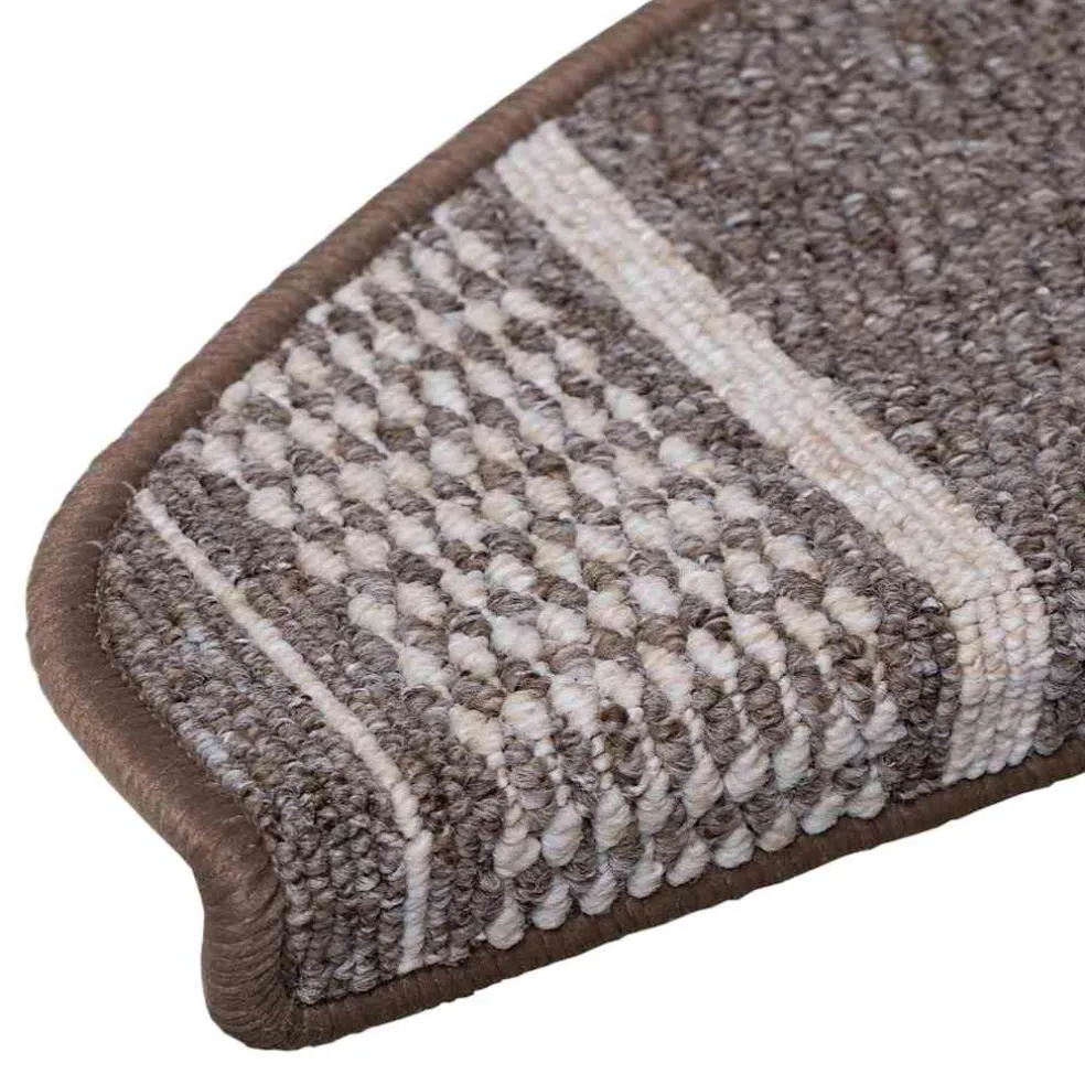 vidaXL Zelfklevende Trapmatten 15 st 65 x 21 x 4 cm Non-Slip Rood