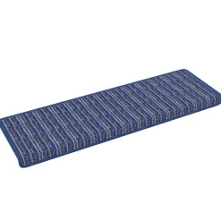 vidaXL Zelfklevende Trapmatten 15 st 65 x 21 x 4 cm Non-Slip Blauw