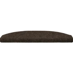 vidaXL Zelfklevende Trapmatten 15 st 80 x 24,5 x 3,5 cm Donkerbruin