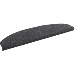 vidaXL Zelfklevende Trapmatten 15 st 80 x 24,5 x 3,5 cm Donkergrijs
