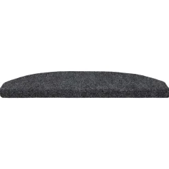 vidaXL Zelfklevende Trapmatten 15 st 80 x 24,5 x 3,5 cm Donkergrijs
