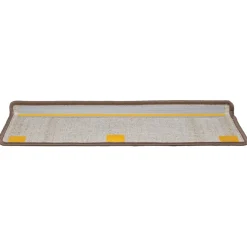 vidaXL Zelfklevende Trapmatten 15 st 65 x 21 x 4 cm Non-Slip Bruin