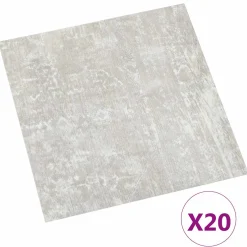 vidaXL Zelfklevende Vloerplanken Licht Bruin 30,5 x 30,5 cm 20 st PVC