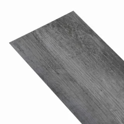 vidaXL Zelfklevende Vloerplank Glanzend Grijs 4,46 m² 32 st PVC