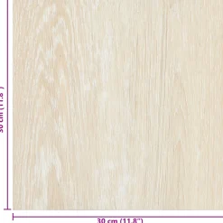 vidaXL Zelfklevende Vloerplanken Wit en Beige 30,5 x 30,5 cm 20 st PVC