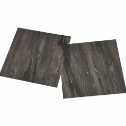 vidaXL Zelfklevende Vloerplanken Donkergrijs 30,5 x 30,5 cm 20 st PVC