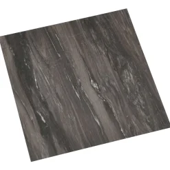 vidaXL Zelfklevende Vloerplanken Donkergrijs 30,5 x 30,5 cm 20 st PVC