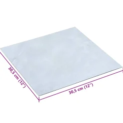 vidaXL Zelfklevende Vloerplanken Wit Marmer 30,5 x 30,5 cm 20 st PVC