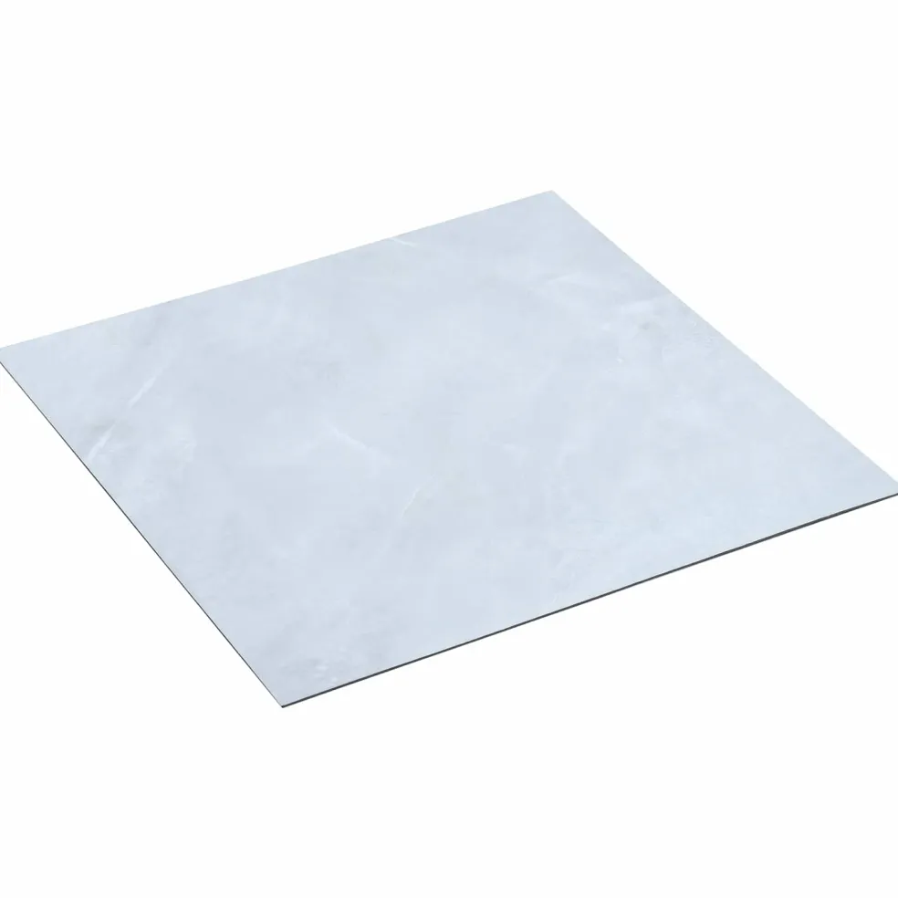 vidaXL Zelfklevende Vloerplanken Wit Marmer 30,5 x 30,5 cm 20 st PVC