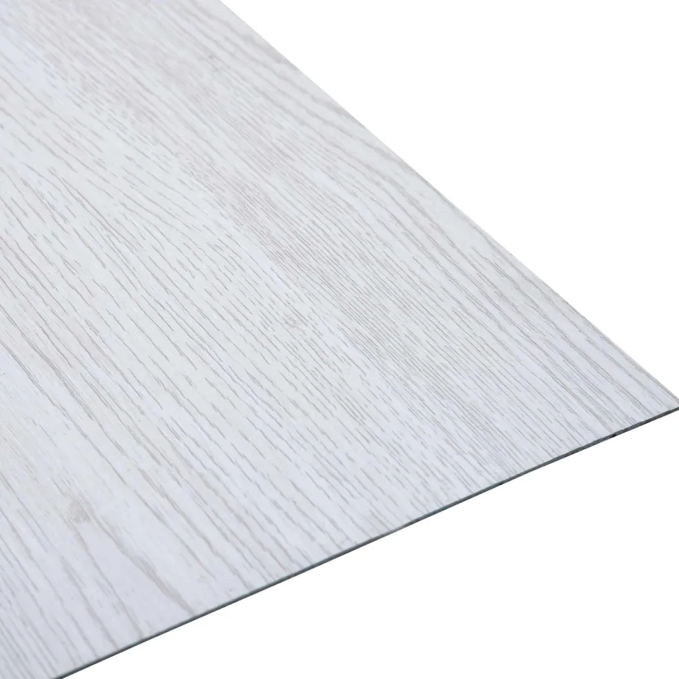 vidaXL Zelfklevende Vloerplanken Grijs en zwart 30,5 x 30,5 cm 20 st