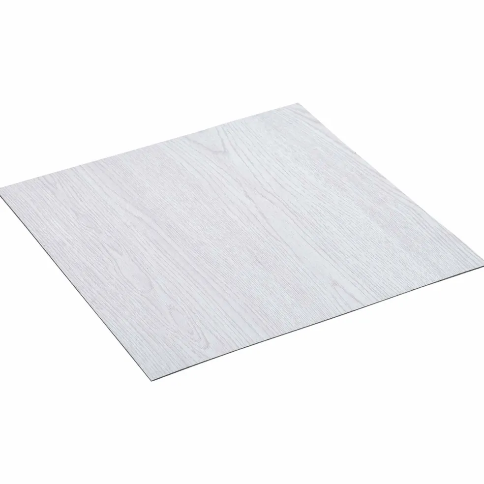 vidaXL Zelfklevende Vloerplanken Grijs en zwart 30,5 x 30,5 cm 20 st