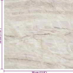 vidaXL Zelfklevende Vloerplanken Beige 30,5 x 30,5 cm 20 st PVC