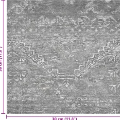 vidaXL Zelfklevende Vloerplanken Betongrijs 30,5 x 30,5 cm 20 st PVC